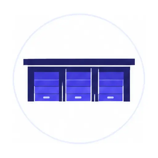 Schematic: 3-car garage
