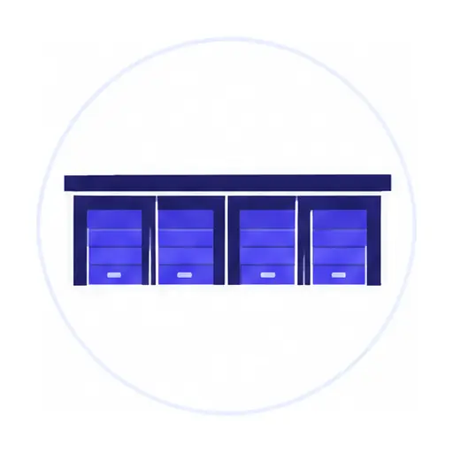Schematic: 4-car garage
