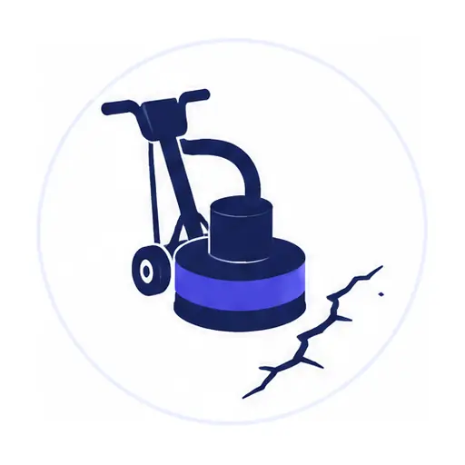 Schematic icon: Garage Floor Prep and Crack Repair